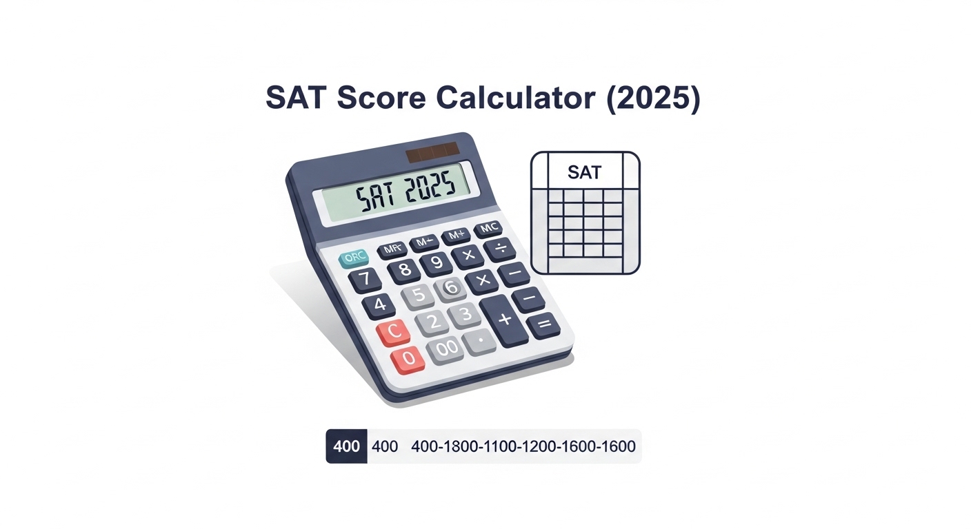 SAT Score Calculator – Convert Raw to Scaled Score [2025]